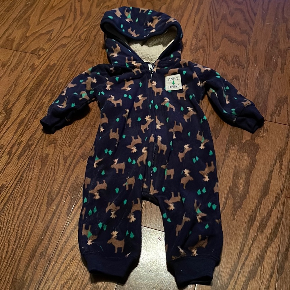 Fleece snowsuit